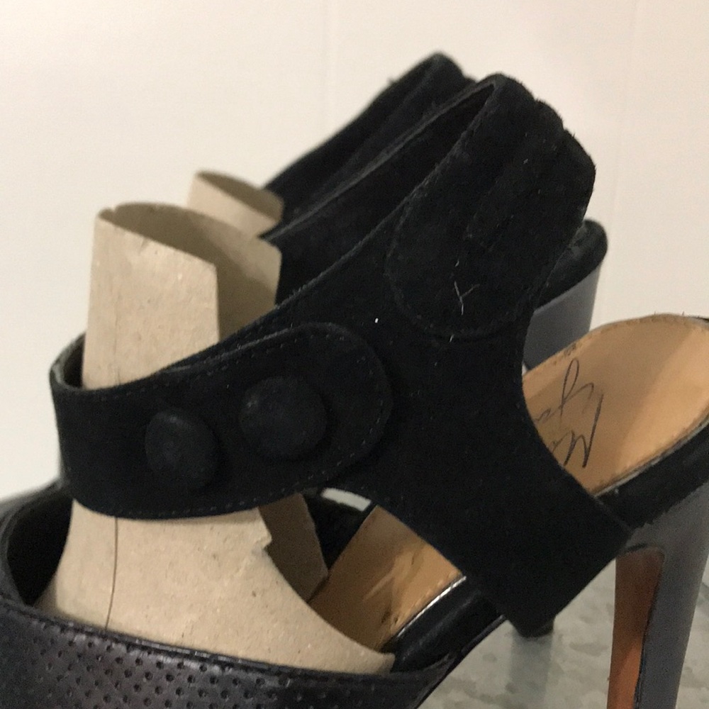 Marc& James Badgley Mischka Platform Leather Heel - Picture 2 of 10